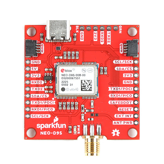 SparkFun GNSS Correction Data Receiver - NEO-D9S (Qwiic) - PuriLite