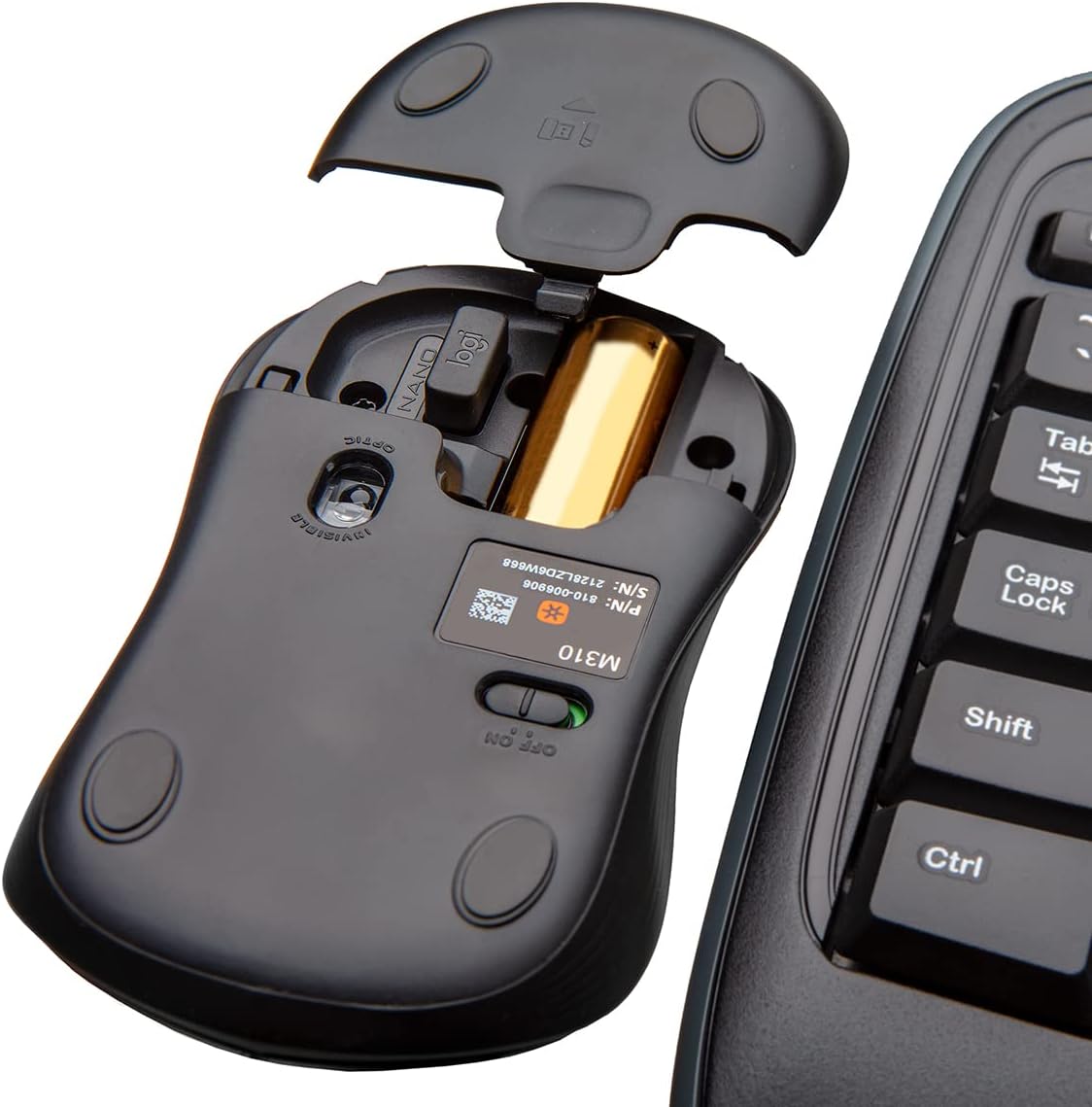 Logitech MK335 Wireless Keyboard and Mouse Combo - Black/Silver - PuriLite