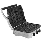 Cuisinart 5-in-1 Griddler with Reversible Nonstick Grill and Griddle Plates, with Bonus Waffle Plates - PuriLite