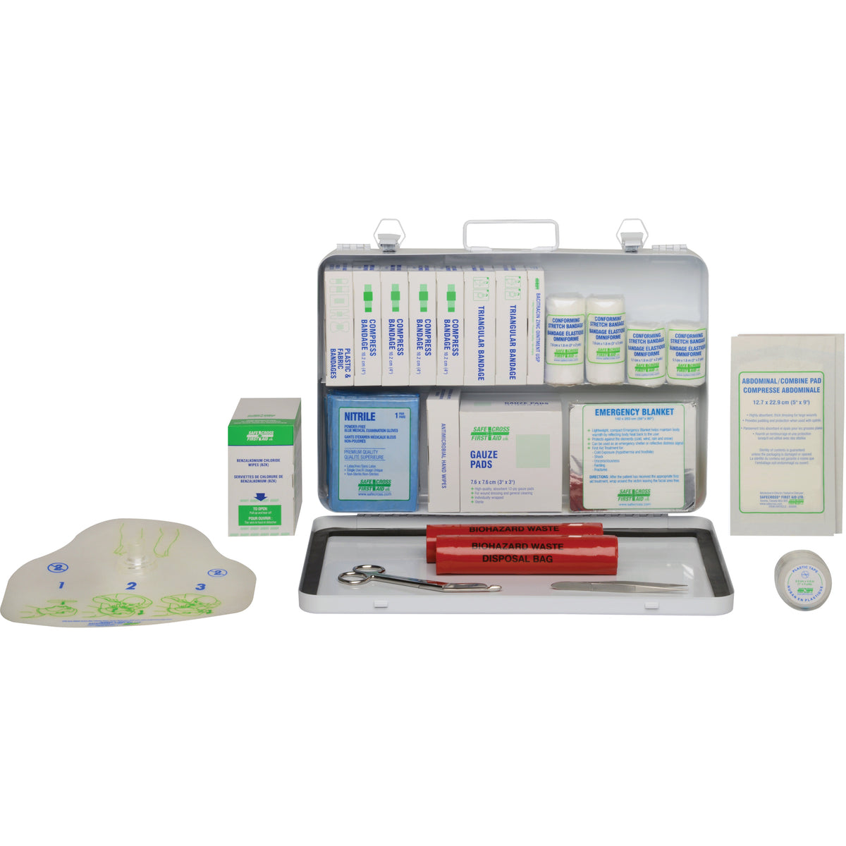 First Aid Kit, CSA Z1220-17 Type 2 Low-Risk Environment, Medium (26-50 Workers), Metal Box - PuriLite