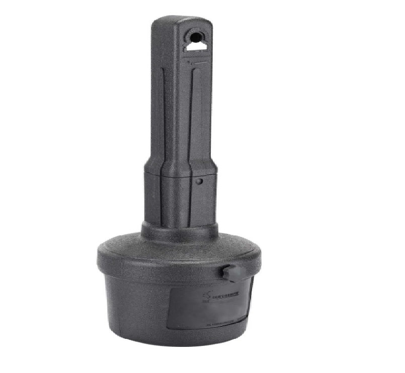 Global Industrial Black Outdoor Ashtray, 1-1/2 Gallon - PuriLite