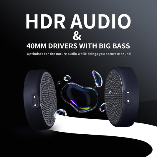 Wireless Ski Helmet Speakers for Snowboarding and Skiing, True Wireless Stereo Helmet Headphones with HDR Sound, Drop-In Helmet Audio System, Cold-Weather Ready, Long Battery Life - PuriLite