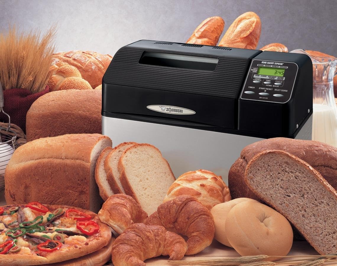 Zojirushi BB-CEC20BA Home Bakery Supreme, Black/Stainless - PuriLite