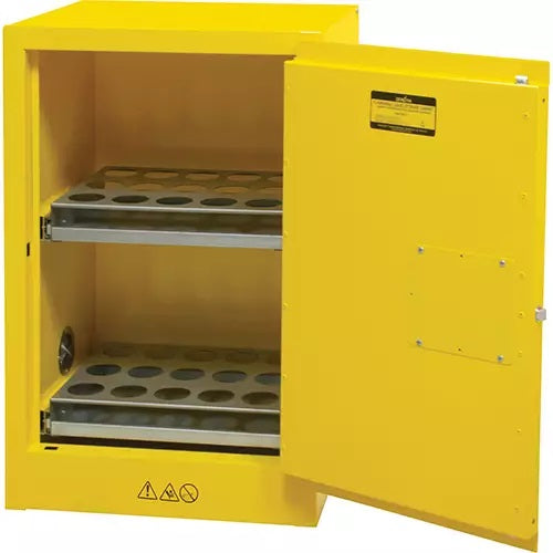 Flammable Aerosol Storage Cabinet, 12 gal., 1 Door, 23" W x 35" H x 18" D - PuriLite