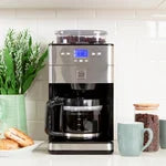 Kenmore Elite Grind and Brew Coffee Maker with Burr Grinder, 12 Cup - PuriLite