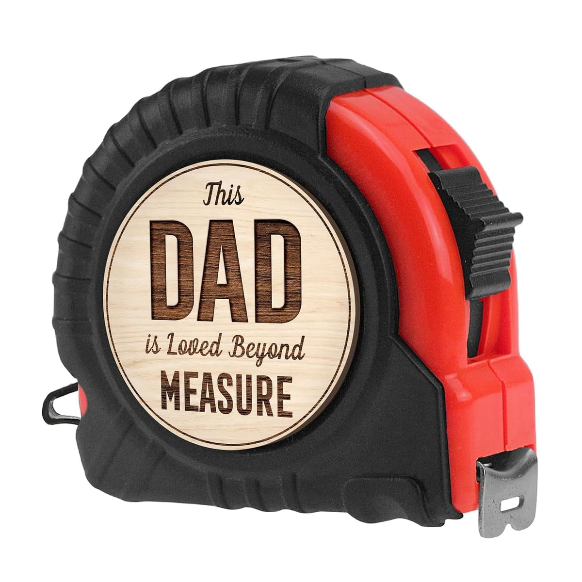 Father's Day Gifts for Dad, Personalized Engraved Tape Measure, Christmas Birthday Fathers Day Gift Ideas from Daughter Son, Woodworking Carpenter Tool Gifts for Men Step Dad - PuriLite