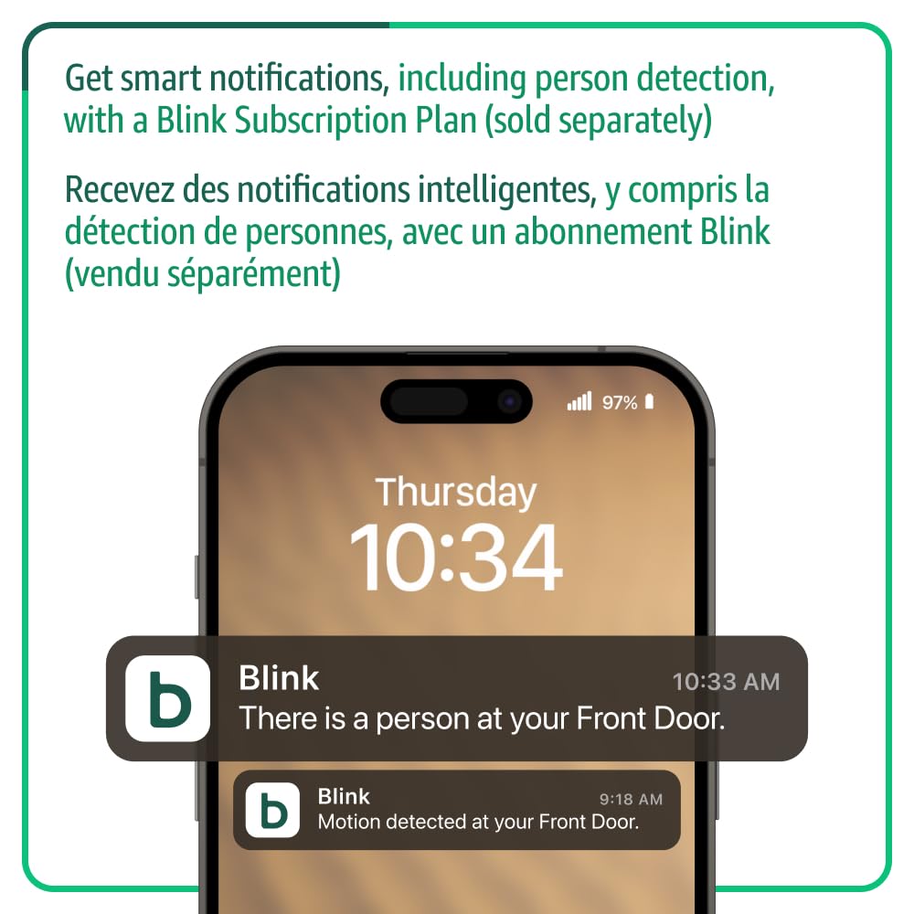 All-new Blink Video Doorbell – Head-to-toe HD view, two-year battery, simple setup. Sync Module Core included – System (Black) - PuriLite