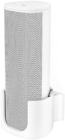 Sturdy Speaker Wall Mount for Sonos Roam 2, Roam SL - Space Saving Bracket Easy to Install, White - PuriLite
