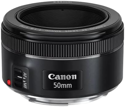 Canon EF 50mm f/1.8 STM Normal Lens for EF Cameras - PuriLite