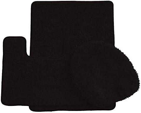 Daniel's Bath & Beyond 3 Piece Solid Luxury Bath Mat, Lime Green, (3PC Solid Luxury) - PuriLite