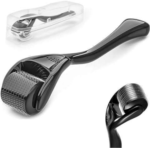 Derma Roller 0.5mm Microneedling Roller 540 Titanium For Women and Men - PuriLite