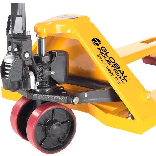 Global Industrial™ Industrial Duty Manual Pallet Jack, 5500 lb. Capacity, 27"W x 48"L Forks - PuriLite