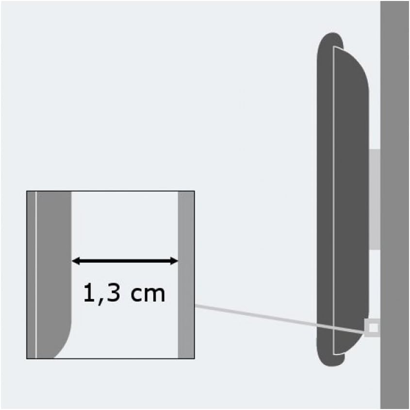 Techly Ultra Slim Fixed TV Wall Mount- 40-65in - PuriLite