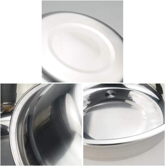 Fiaze 6-Piece Stainless Steel Mixing Bowl, 9.5" Diameter Serving Bowls Set - PuriLite