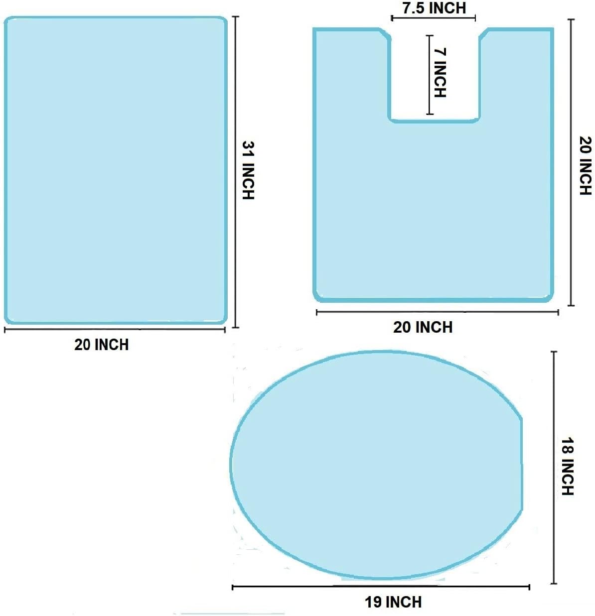 Daniel's Bath Beige 3PC Elite, Stander Size - PuriLite