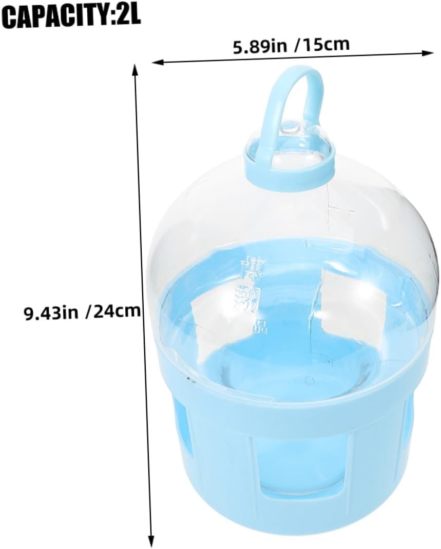 TEHAUX 2pcs Pigeon Water Feeder Bird Water Bottle for Pigeon Dove Pet Supplies Cage Use