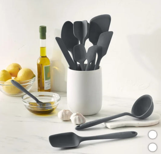 GIR Essentials Silicone Kitchen Tool Set, 10-piece - PuriLite