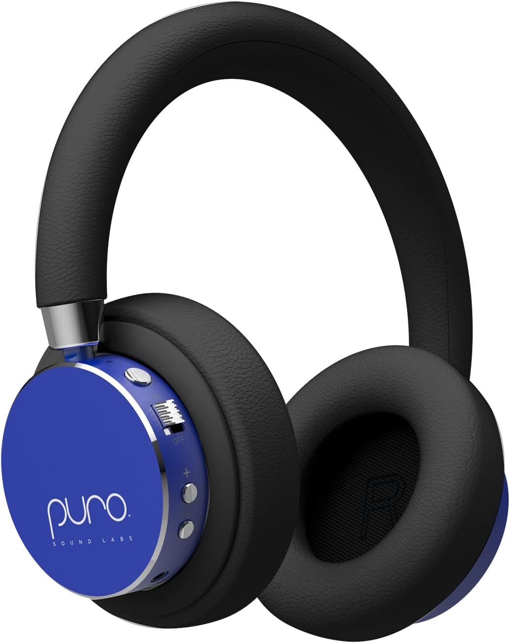Puro Sound Labs BT2200 Plus Volume Limited Kids’ Bluetooth Headphones (Blue) - PuriLite