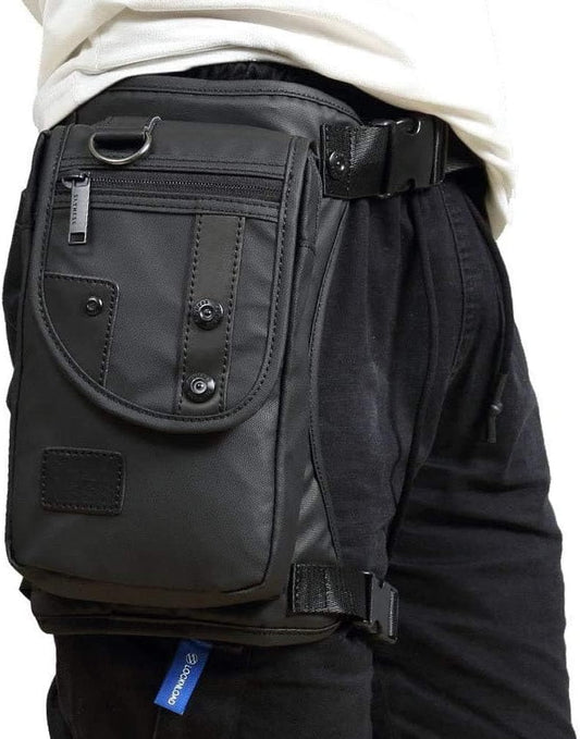 Hebetag Outdoor Motorcycle Bike Drop Leg Bag for Men Women Thigh Waist Fanny Pack Mens Multi-Function Outdoors Travel Sports Riding Cycling Fishing Camping Hiking - PuriLite