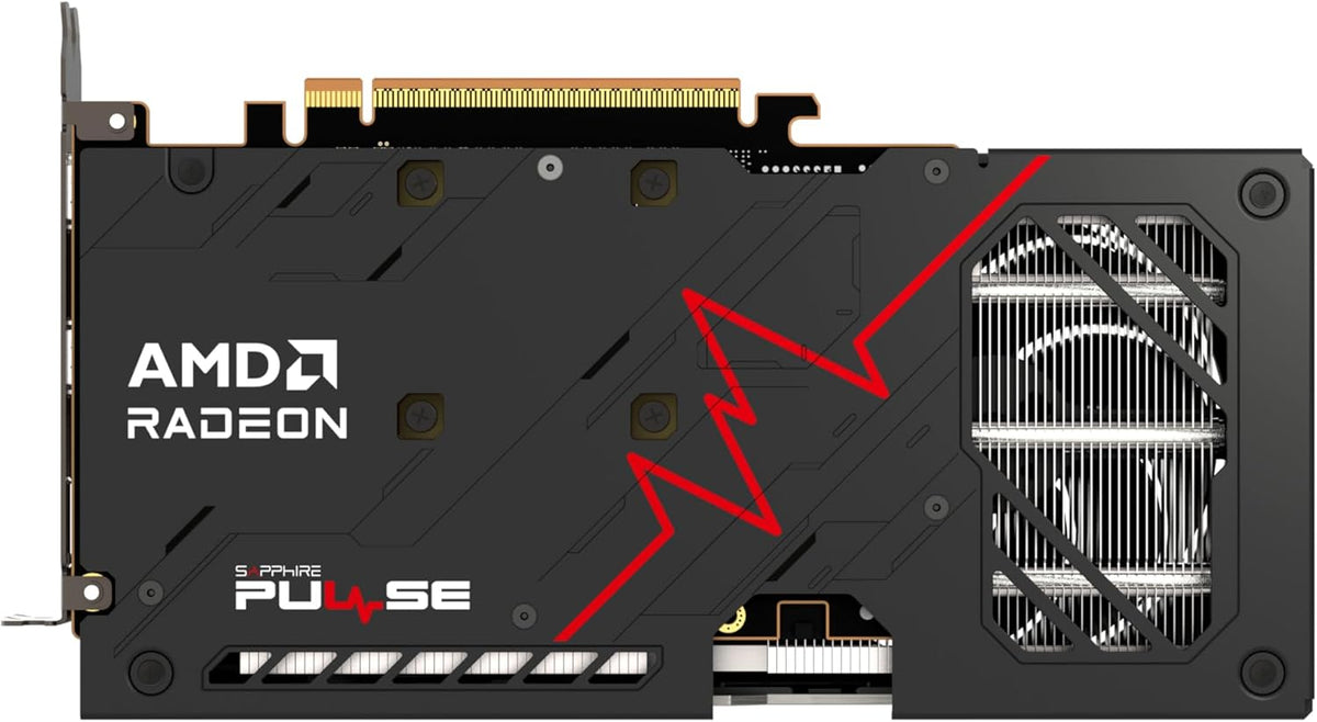 Sapphire 11350-03-20G Pulse AMD Radeon™ RX 9060 XT Gaming OC Graphics Card with 16GB GDDR6, AMD RDNA 4 - PuriLite
