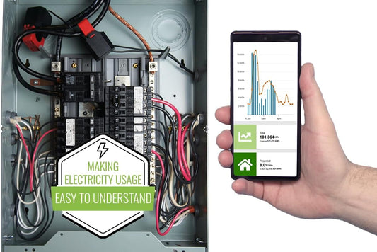 Eyedro Home Energy Monitor - Solar Energy/Net Metering - Save on Electricity - Track Power Use - Bills & Reports -Real-Time Electricity Data & History - EYEDRO-Home Ethernet or WiFi Connect (2.4 GHz) - PuriLite
