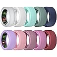 Oura Ring 4 - Silver - Size 8 - Smart Ring - Size First with Oura Ring 4 Sizing Kit - Sleep Tracking Wearable - Heart Rate - Fitness Tracker - Up to 8 Days of Battery Life - PuriLite