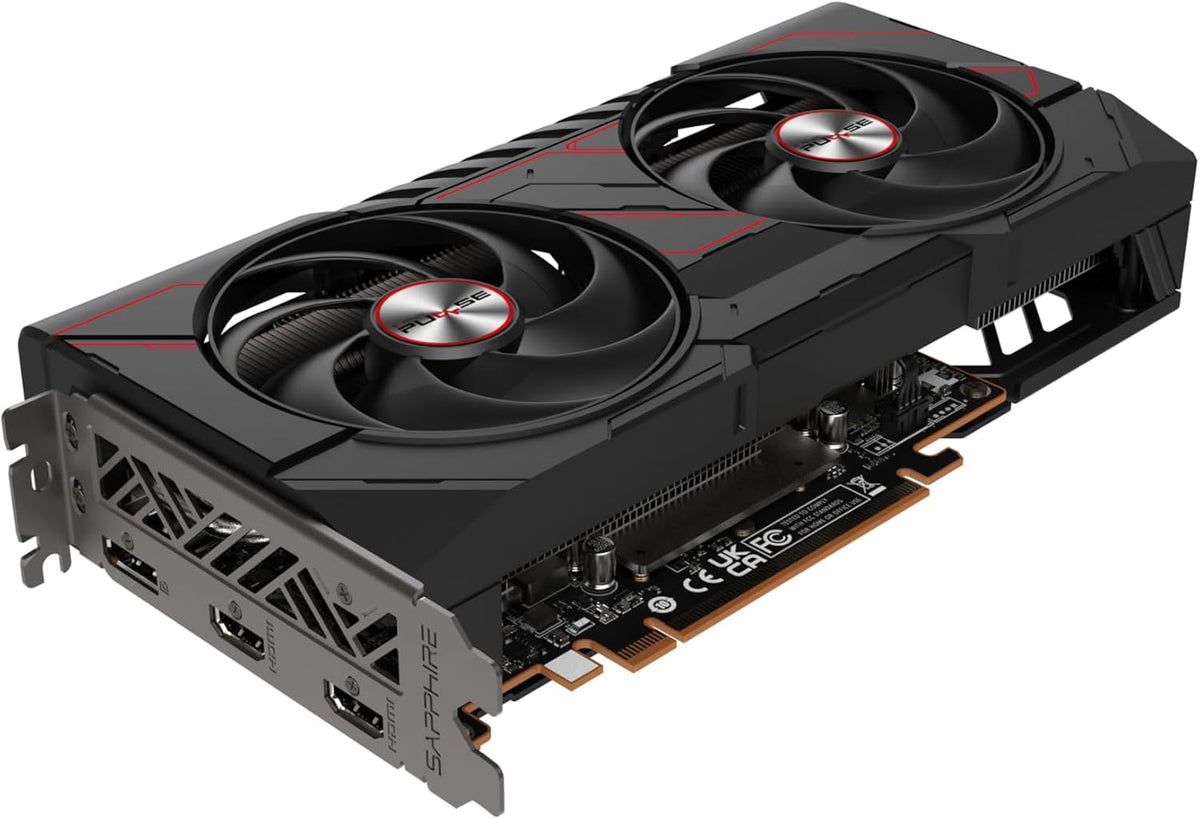 Sapphire 11350-03-20G Pulse AMD Radeon™ RX 9060 XT Gaming OC Graphics Card with 16GB GDDR6, AMD RDNA 4 - PuriLite