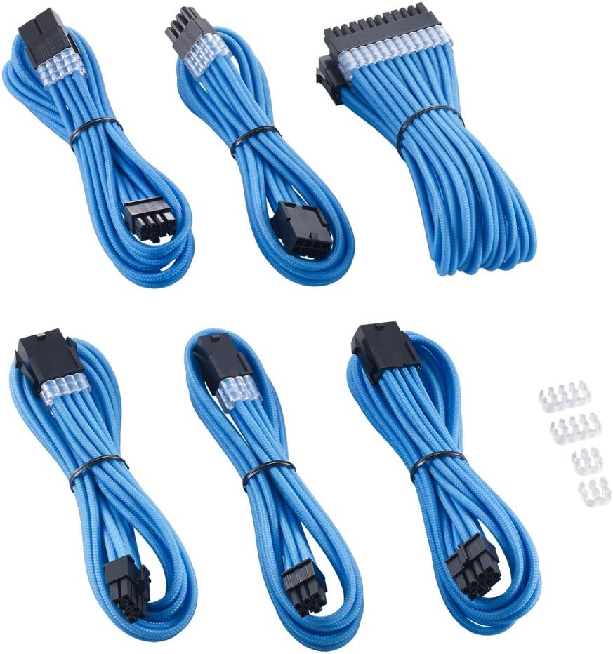 CableMod Pro ModMesh Sleeved Cable Extension Kit (White) - PuriLite