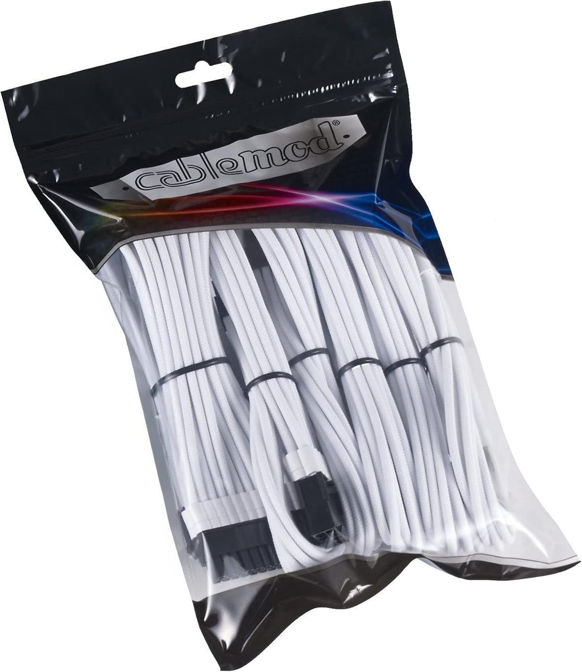 CableMod Pro ModMesh Sleeved Cable Extension Kit (White) - PuriLite