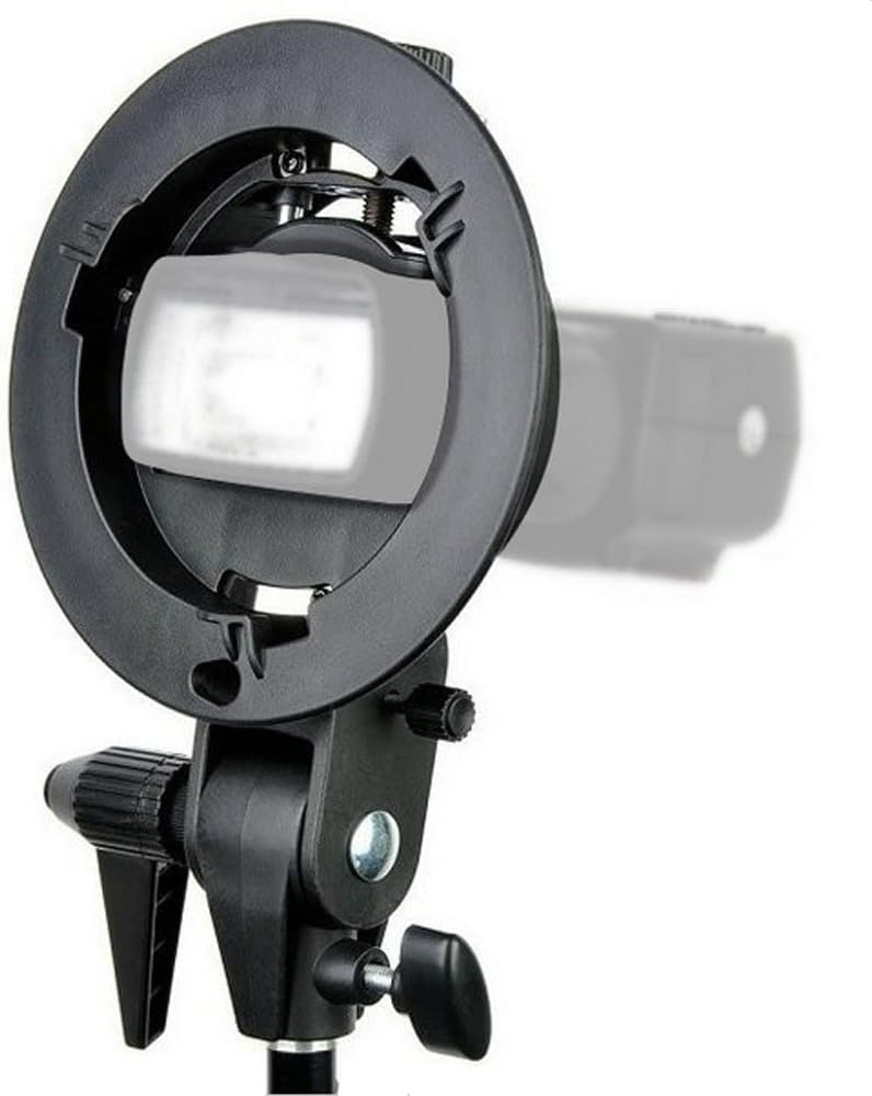 Godox S-Type Bracket Bowens S Mount Holder for Speedlite Flash Snoot Softbox Honeycomb - PuriLite