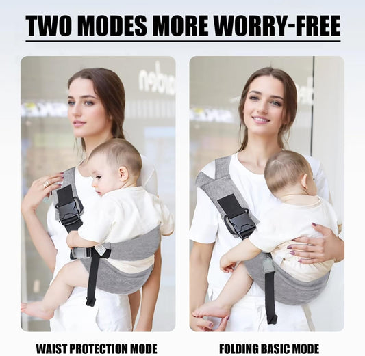 Easy to Carry Carrier - Compact Toddler Carrier with Adjustable Strap, Soft Lining, Non-Slip Hip Seat for Babies and Toddlers (7-45 lbs, 6-48 months) - PuriLite