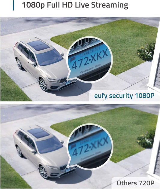 eufy security 2C 2-Cam Kit, Security Camera Outdoor, 2.4 Ghz WiFi compatitable.Wireless Home Security System with 180-Day Battery Life, HomeKit, 1080p HD, IP67, Night Vision, No Monthly Fee - PuriLite