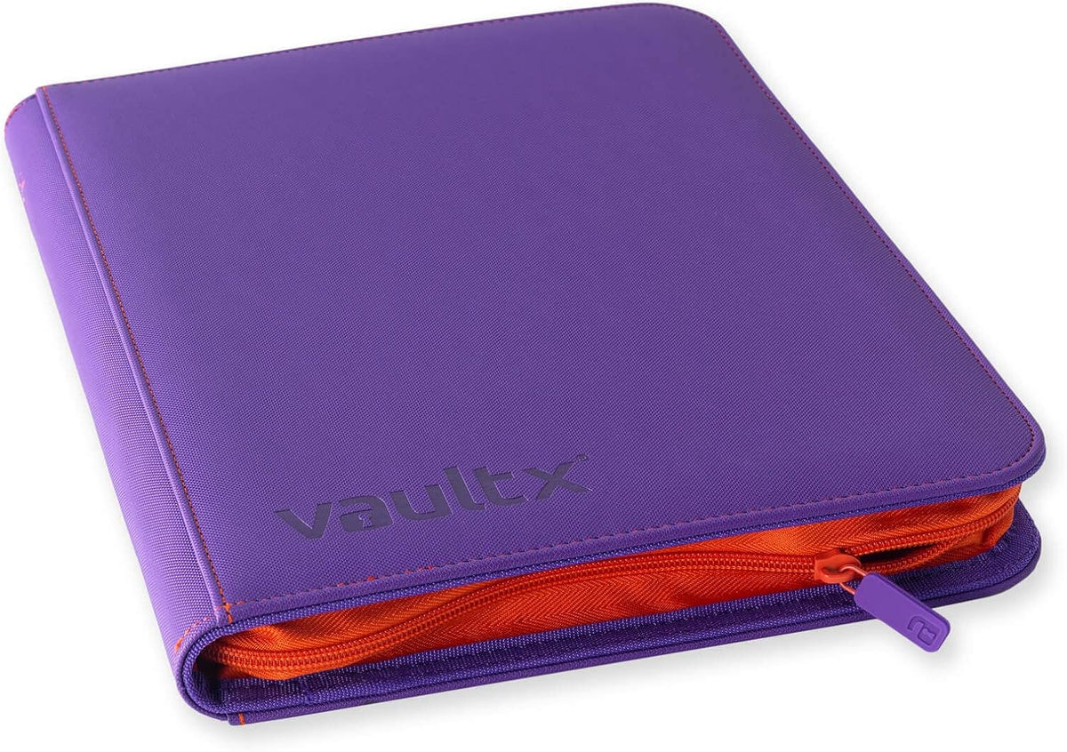 Vault X 12 Pocket Trading Card Zip Binder, 480 Cards, Compatible with Pokemon Scarlet & Violet Set, Exo-Tec Album Material, 20 Side-Loading Pages, Folder for Collectible TCG (SV1) - PuriLite