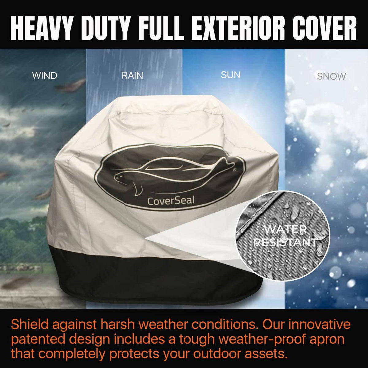CoverSeal Mice Preventing Barbecue Cover (Small) - PuriLite