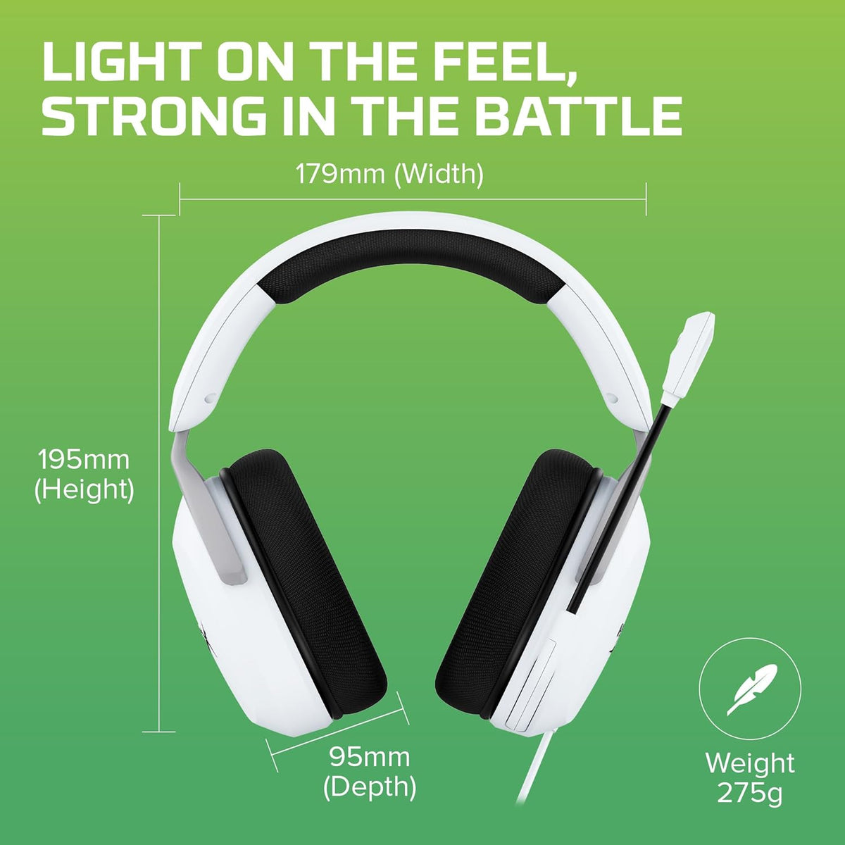 HyperX Cloud Stinger 2 Core – PC Gaming Headset, Lightweight Over-Ear Headset with mic, Swivel-to-Mute mic Function, DTS Headphone:X Spatial Audio, 40mm Drivers,Black - PuriLite