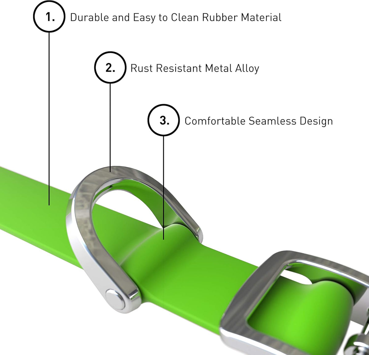 Bond Pet Waterproof Dog Collar - Durable, Comfortable, Adjustable, Wear Resistant and Easy to Clean for Puppies and XSmall Dogs (Orange, XSmall) - PuriLite