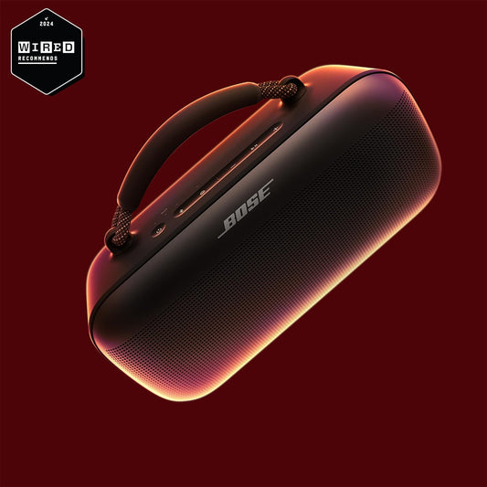 Bose SoundLink Max Portable Speaker, Large Waterproof Bluetooth Speaker, Up to 20 Hours of Battery Life, USB-C, Built-in 3.5mm AUX Input, Black - PuriLite