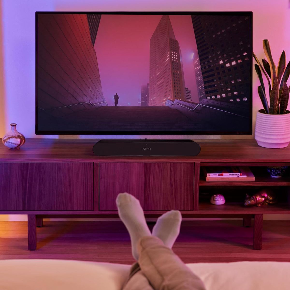 Sonos Ray - Black - Compact Soundbar - PuriLite