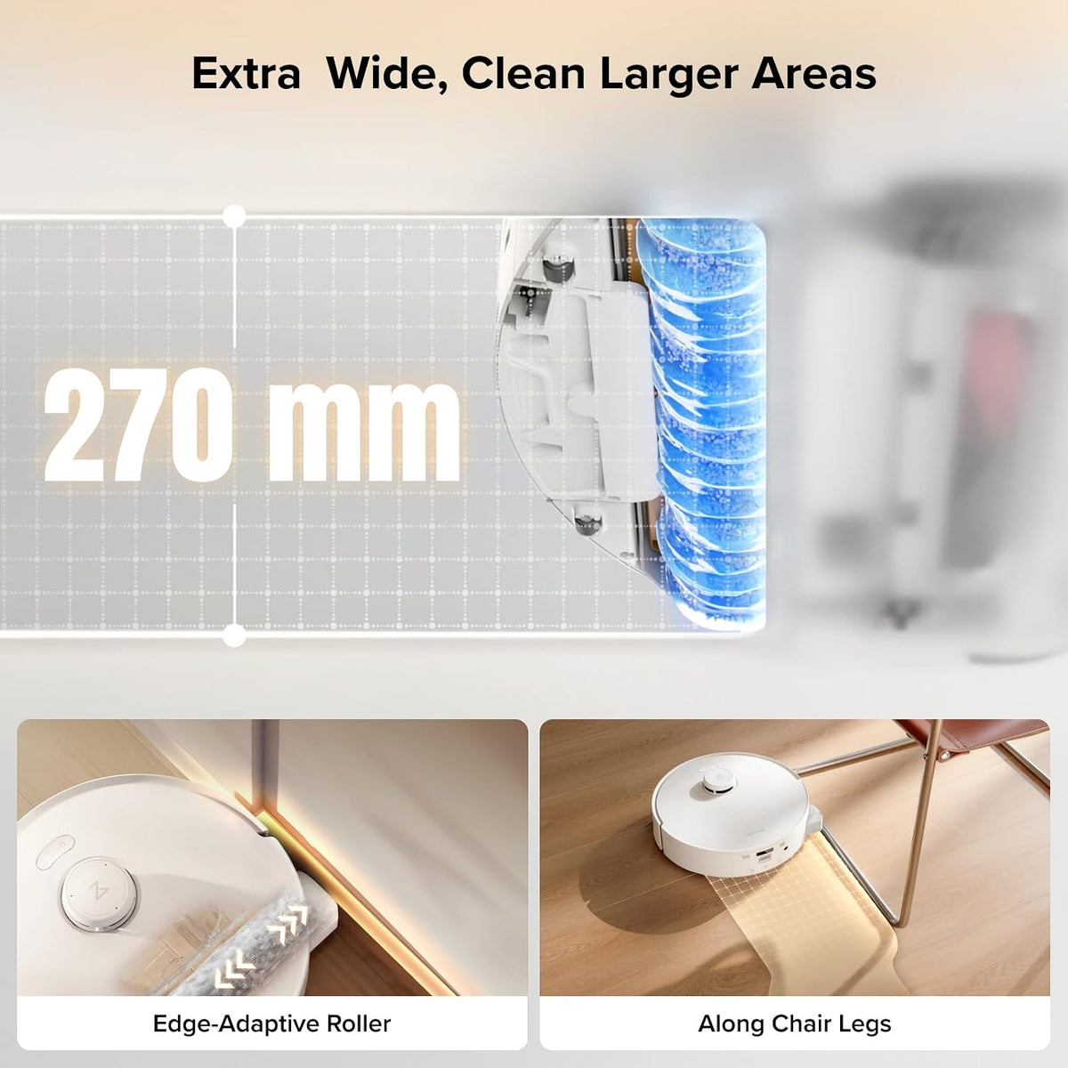 roborock Qrevo Curv 2 Flow SpiraFlow Robot Vacuums and Mop 20,000Pa Suction