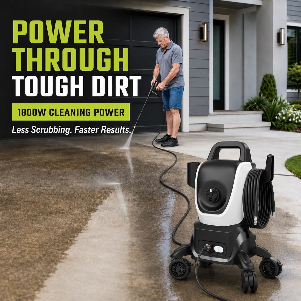 Power Pressure Washer, 4500 Max.PSI Electric Pressure Washers