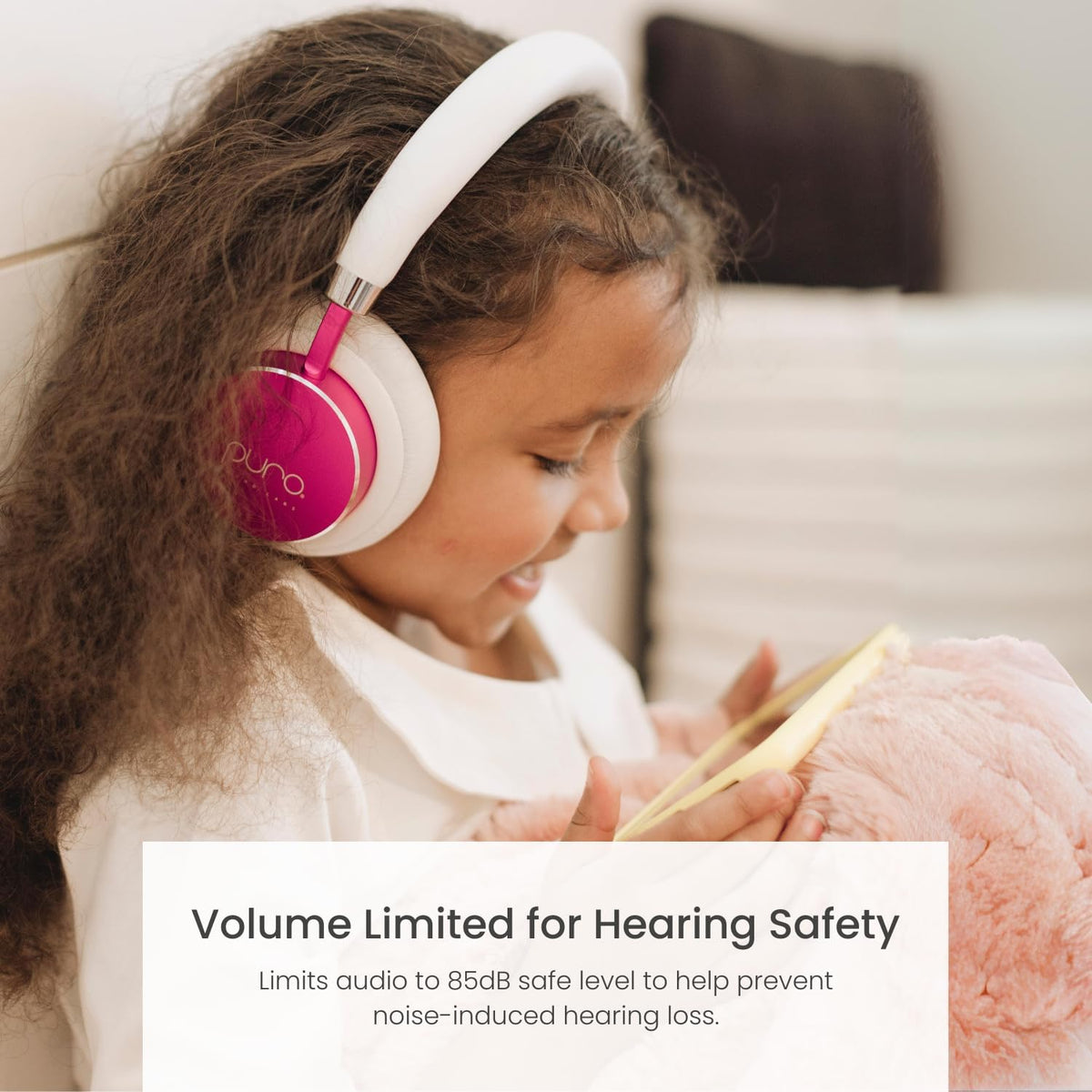 Puro Sound Labs BT2200 Plus Volume Limited Kids’ Bluetooth Headphones (Blue) - PuriLite