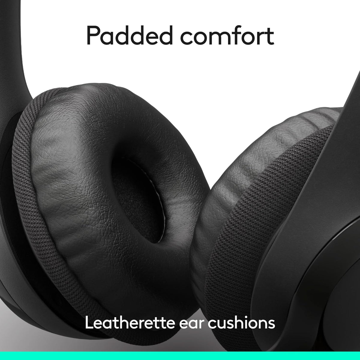 Logitech Zone 301 Wireless Bluetooth Headset with Noise-Canceling Microphone, Compatible with Windows, Mac, Chrome, Linux, iOS, iPadOS, Android – Graphite - PuriLite