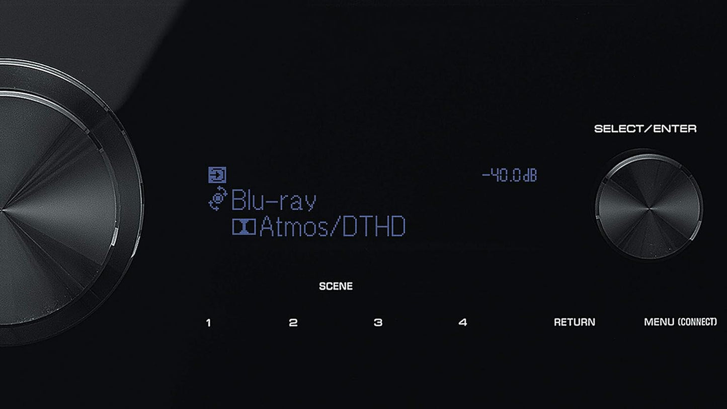 Yamaha RX-V6A Home Theatre Receiver, 7.2 Channel, 4K/120Hz and Dolby Atmos Capable, Built-in USB Port with WiFi, MusicCast and Amazon Alexa Capable - PuriLite