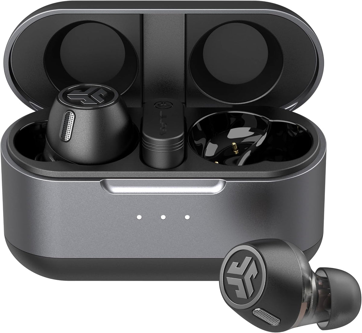 JLab, Epic Lab Edition, True Wireless Earbuds, Hybrid Dual Drivers, Spatial Audio, Black