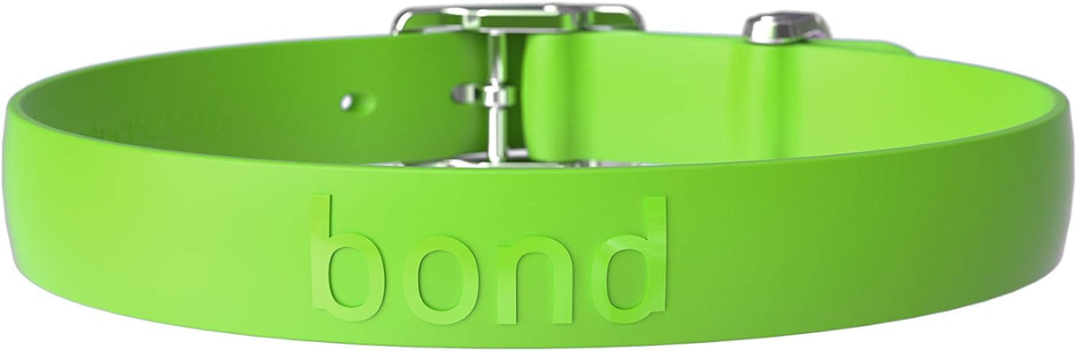 Bond Pet Waterproof Dog Collar - Durable, Comfortable, Adjustable, Wear Resistant and Easy to Clean for Puppies and XSmall Dogs (Orange, XSmall) - PuriLite
