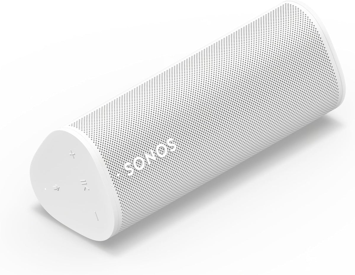 Sonos Roam 2 - White - Portable Waterproof Bluetooth Speaker - PuriLite