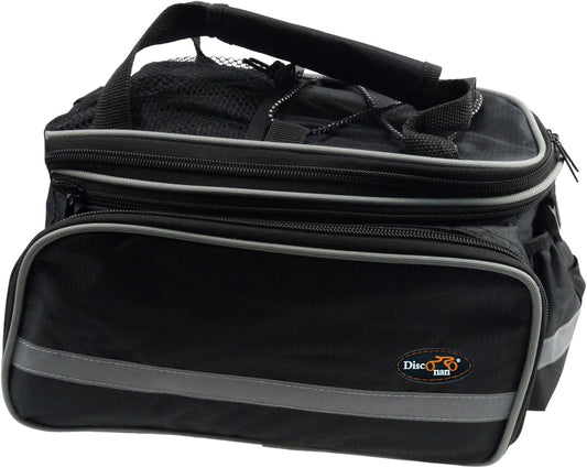 Disconano® Waterproof Multi Function Excursion Cycling Bicycle Bike Rear Seat Trunk Bag Carrying Luggage Package Rack Panniers with Rainproof Cover - PuriLite