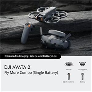DJI Drone CP.FP.00000150.01 Avata 2 Fly More Combo (Single Battery) - PuriLite