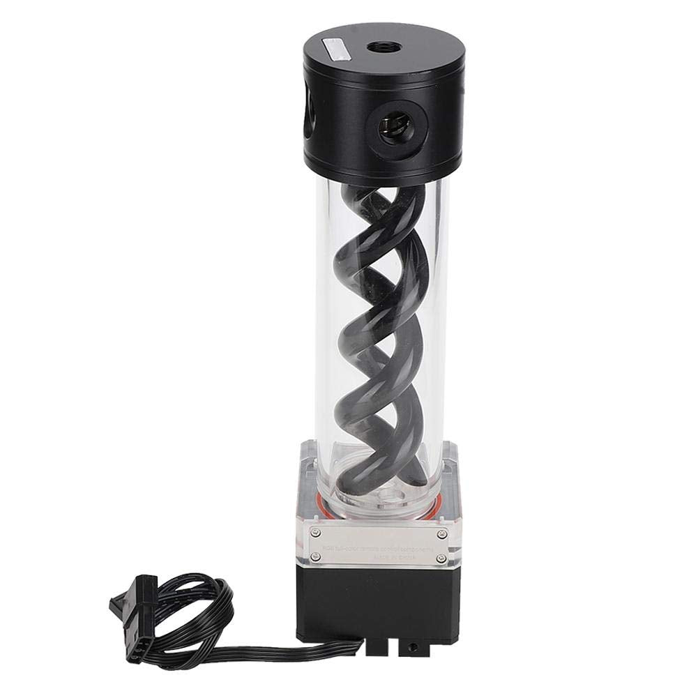 PC Water Cooling Pump Reservoir Combo with PWM Speed Control, Aluminum Pump Tank, 800L/H Flow Rate, 4 Meter Head for Desktop Water Cooling Systems - PuriLite