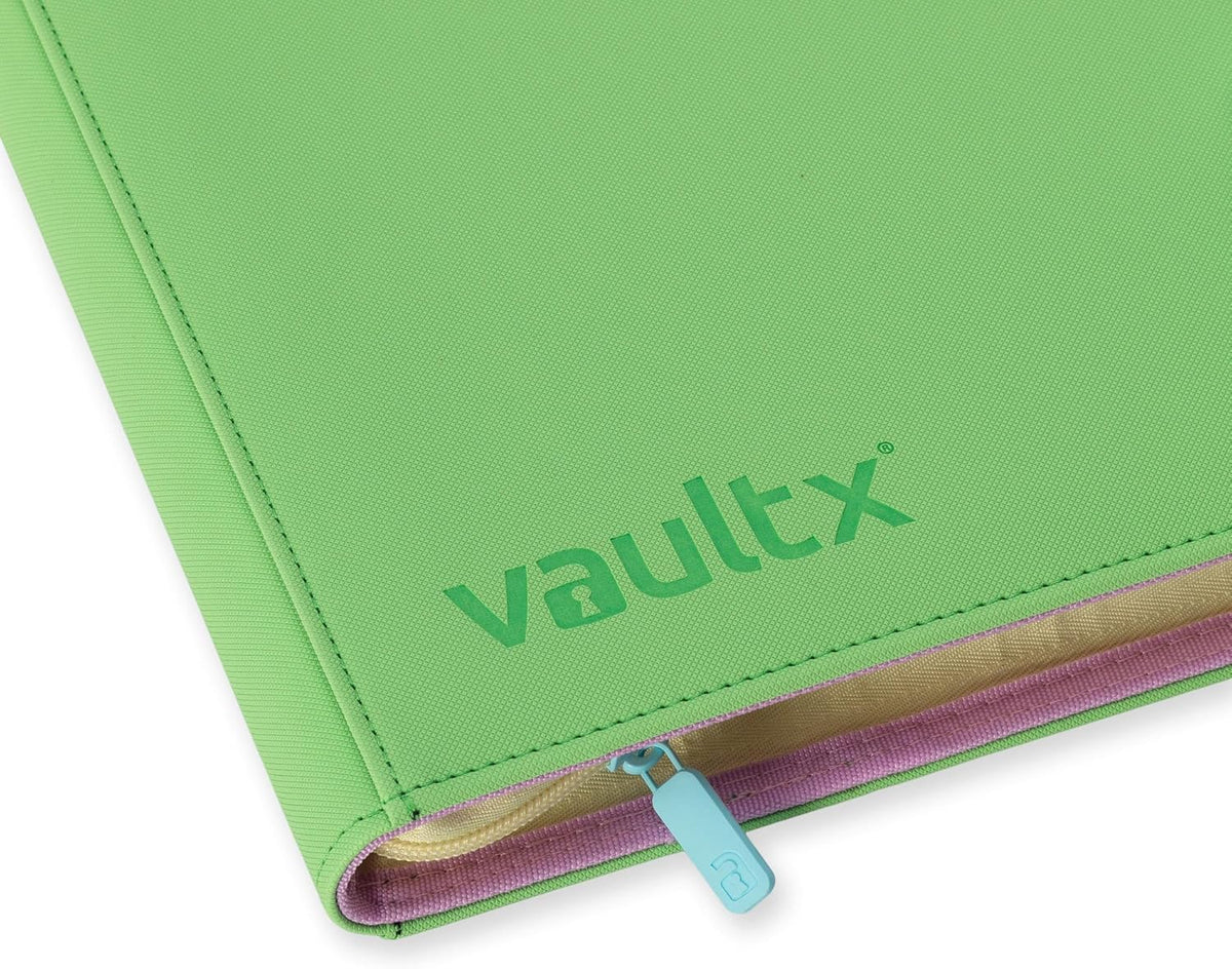 Vault X 12 Pocket Trading Card Zip Binder, 480 Cards, Compatible with Pokemon Scarlet & Violet Set, Exo-Tec Album Material, 20 Side-Loading Pages, Folder for Collectible TCG (SV1) - PuriLite